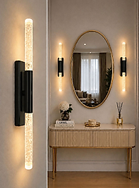 BUBLE APLİK SİYAH HEM PİL -HEM ELEKTRİK
